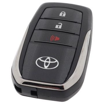 Toyota 2-knapps Smart Key med panik med elektronik - 8A transponder 