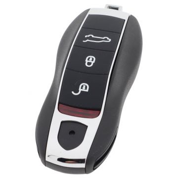 Porsche 3-knapps smart nyckel med elektronik 433MHZ - PCF7945 PC1800 transponder - HU66 - Non-Keyless