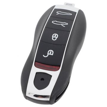 Porsche 4-knapps smart nyckel med elektronik 433MHZ - PCF7945 PC1800 transponder - HU66 - Icke-nyckellös