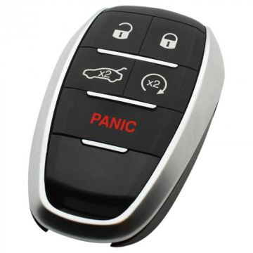 Alfa 4-button Smart Key Housing med panikknapp