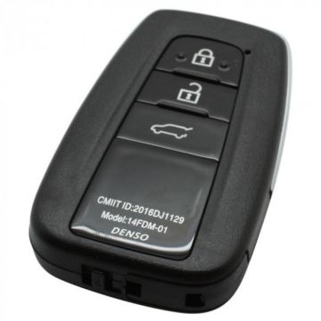 Toyota 3-knapps Smart Key-hus - nyckelblad rakt (modell 2)