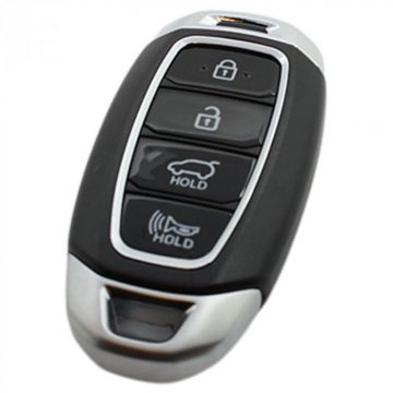 Hyundai 4-knapps smart nyckel med elektronik 434MHZ- HITAG 3 - ID47-transponder