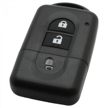 Nissan 2-knapps smart nyckelhus med elektronik 433MHZ - PCF7936 - HITAG2 - ID46-transponder