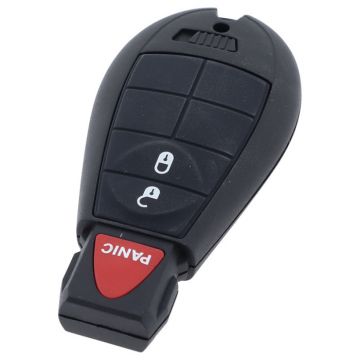 Jeep 2-knapps Smart Key med panikknapp med elektronik - ID46 PCF7961 - GQ4 53T